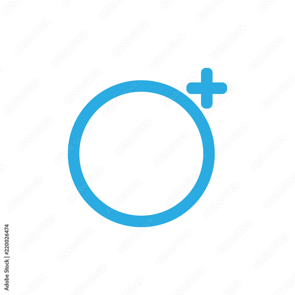 Circle with plus logo Circle with plus logo