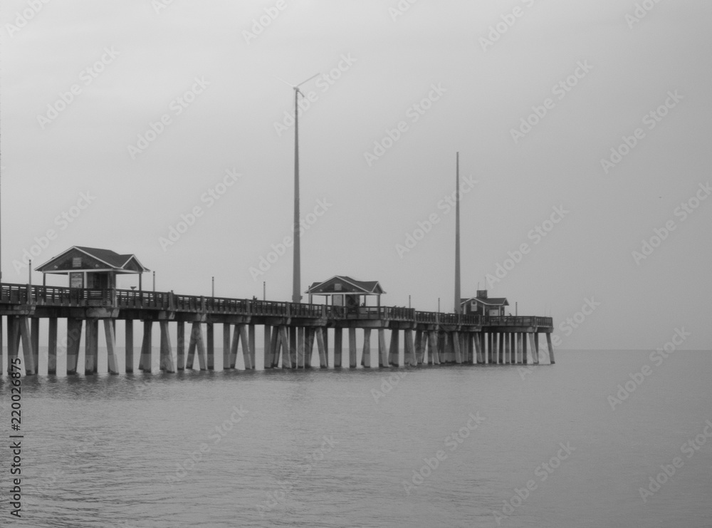 fishing pier in the Outer Banks