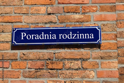 Obraz na płótnie Poradnia rodzinna w salonie
