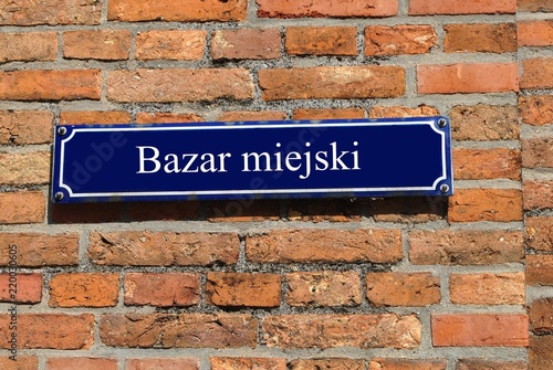 Obraz na płótnie Bazar miejski