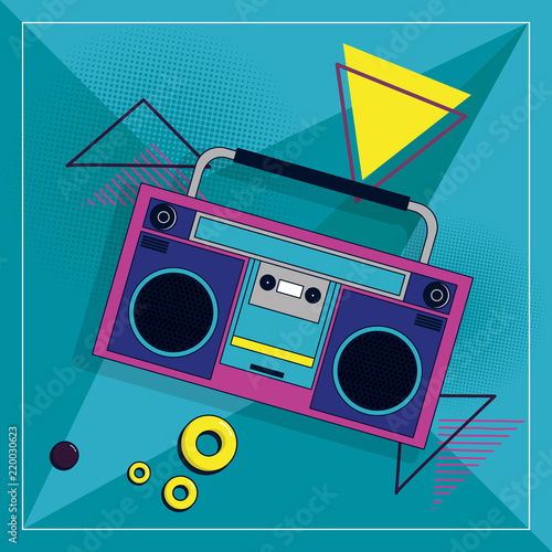 90s retro cartoon element