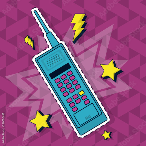 90s retro cartoon element