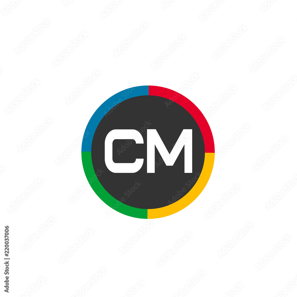Initial Letter CM Logo Template Design Initial Letter CM Logo Template Design