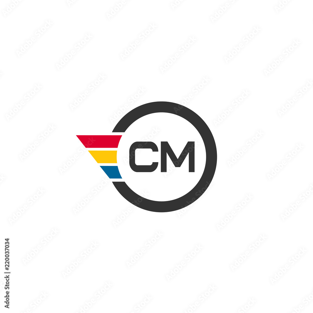 Initial Letter CM Logo Template Design Initial Letter CM Logo Template Design