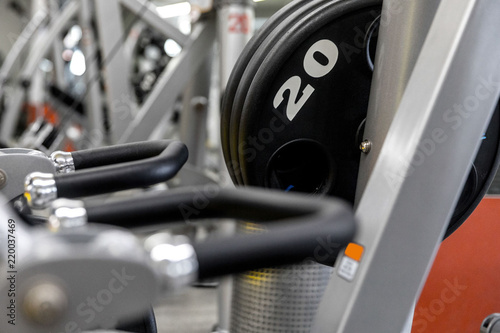 equipment in the gym