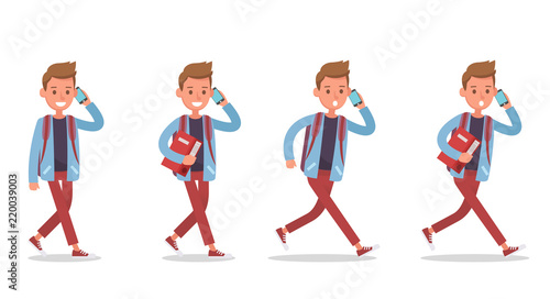 Office man worker character vector design. no27