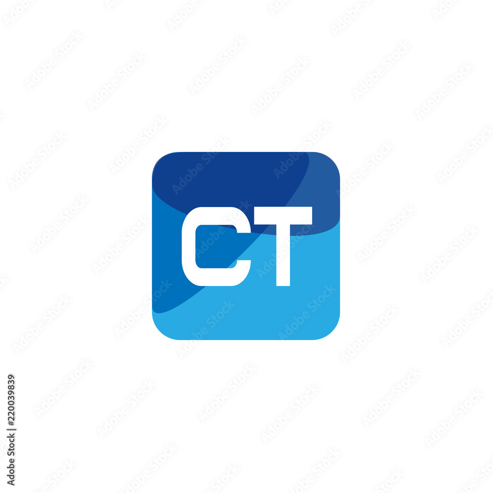 Initial Letter CT Logo Template Design Initial Letter CT Logo Template Design
