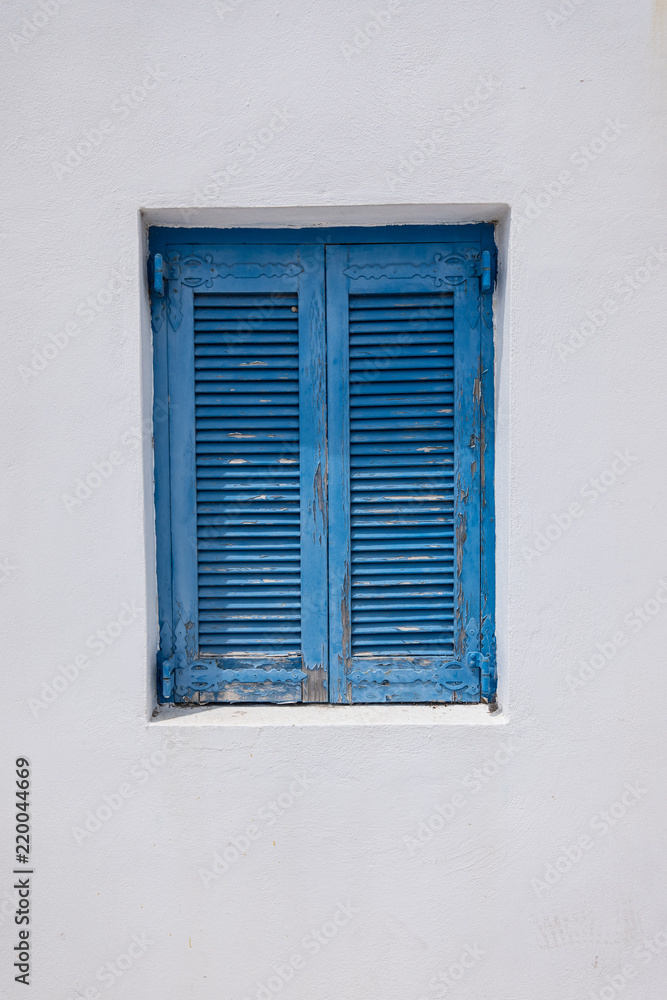 blue window Shutters