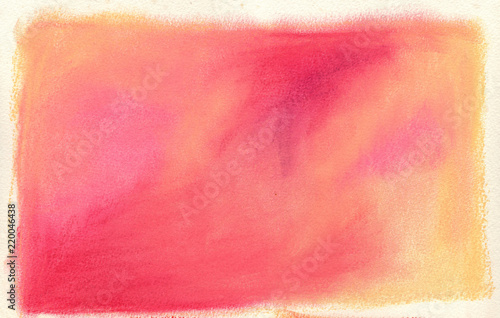 Pink and yellow conte crayon texture