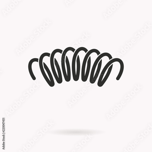 Spring vector icon for graphic and web design. photo