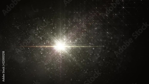 流れ星のキラキラ