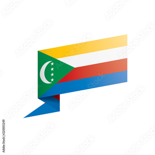 Free Download Comoros flag, vector illustration on a white background - GFXLoad