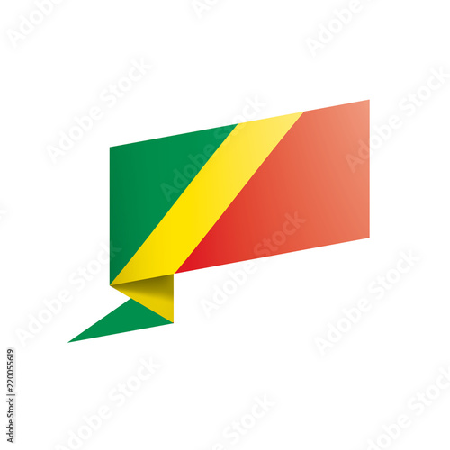Free Download Congo flag, vector illustration on a white background - GFXLoad
