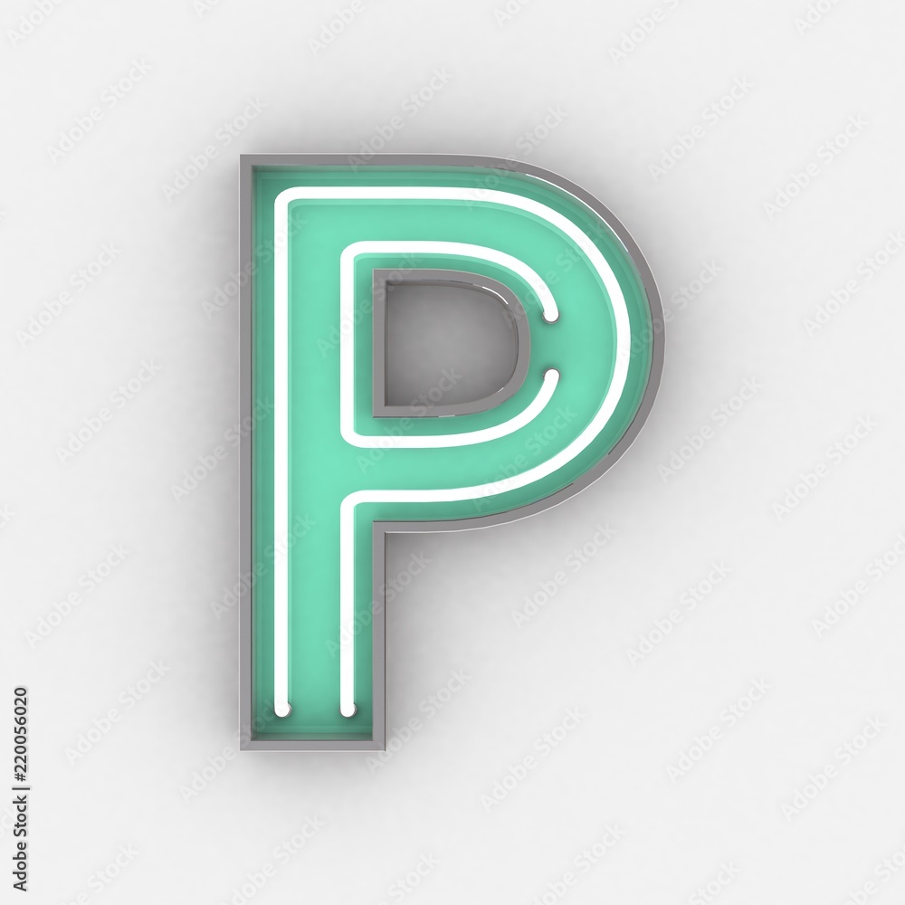 neon sign alphabet 3d render neon sign alphabet 3d render