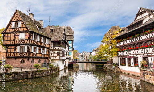 La petite france alsace in summer , Strasbourg France