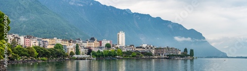Photo Switzerland, Montreux lake Leman cityscapes