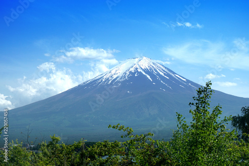 View of Fuji Volcano in Japan