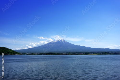 View of Fuji Volcano in Japan