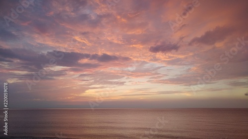 Tramonto sul mare