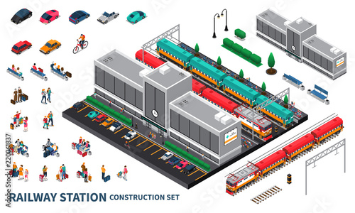 Railway Station Constructor Set