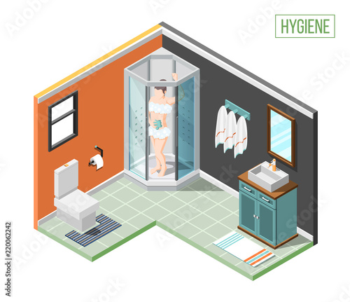 Hygiene Isometric Design Concept