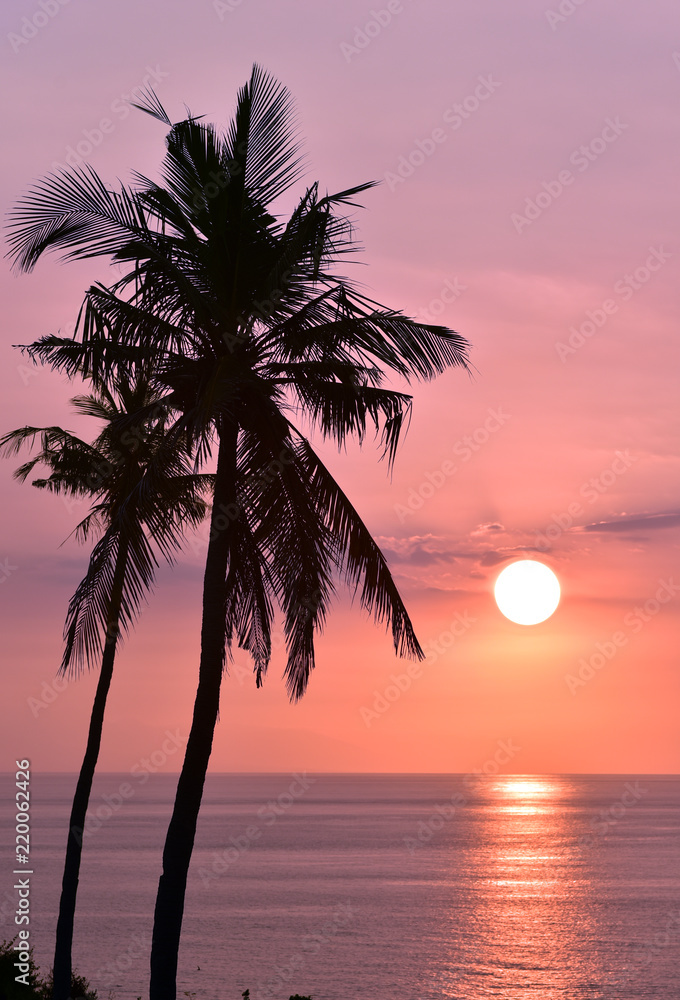Sunset in Lombok Island, Indonesia