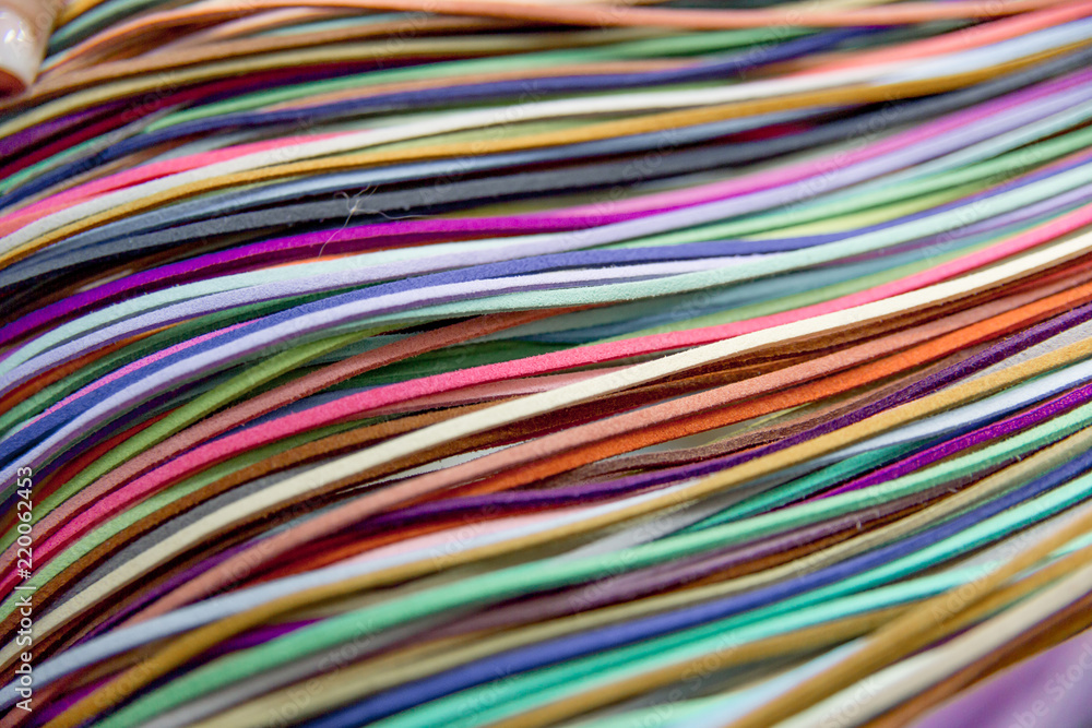 Rolls of fabric and textiles in a shop or store Rolls of fabric and textiles in a shop or store