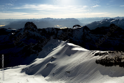 Alpstein im Mondlicht bei Nacht