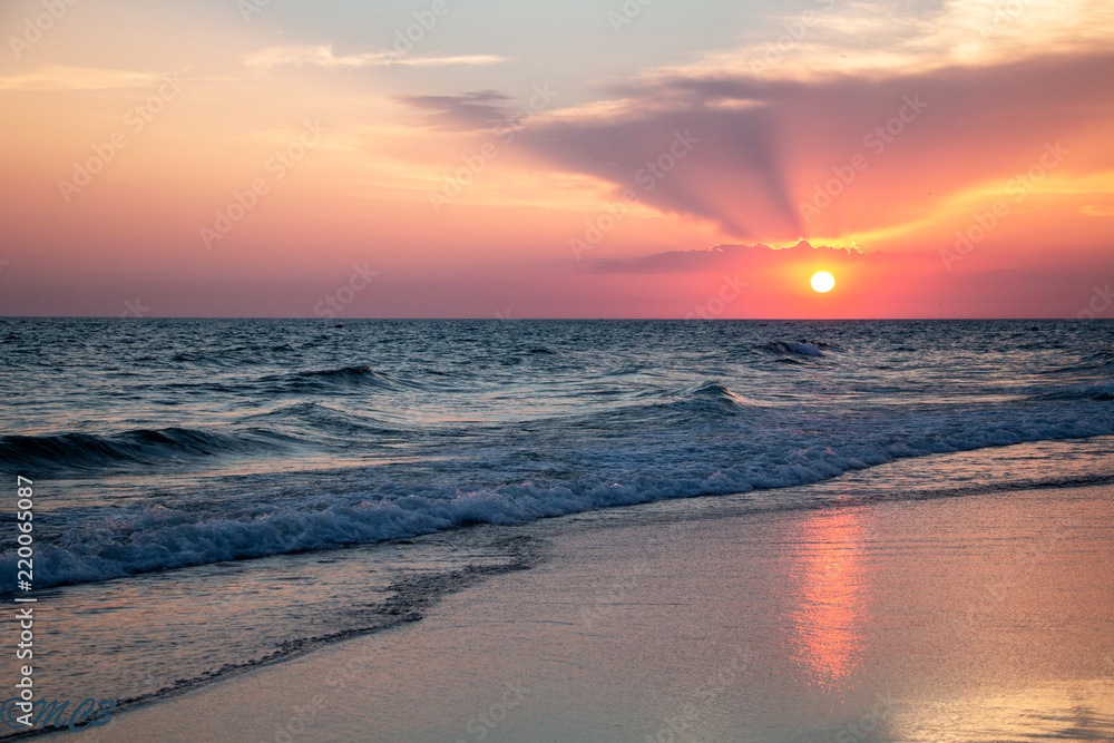 Naklejka premium Atardecer