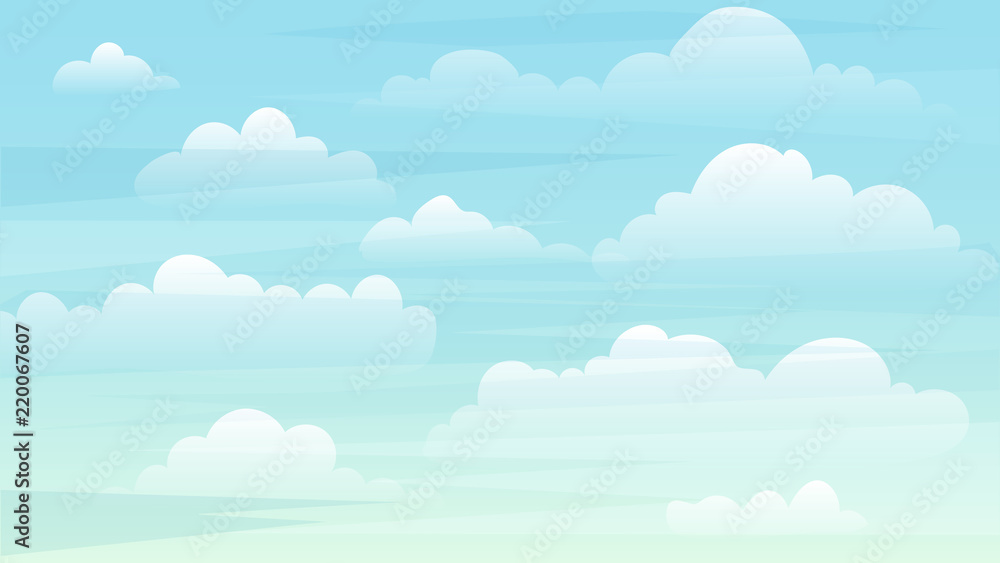 Sky and white clouds background. Sunny day sky. Background for web ads and banners Sky and white clouds background. Sunny day sky. Background for web ads and banners