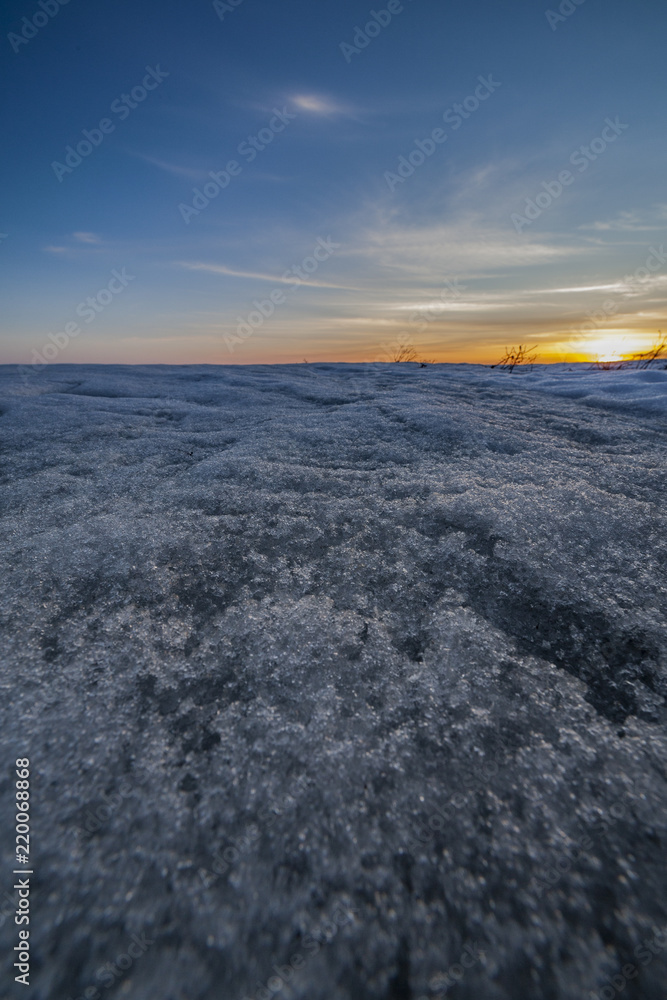 Fototapeta premium Sunset on Michigan Lake