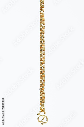 Pure gold chain sample