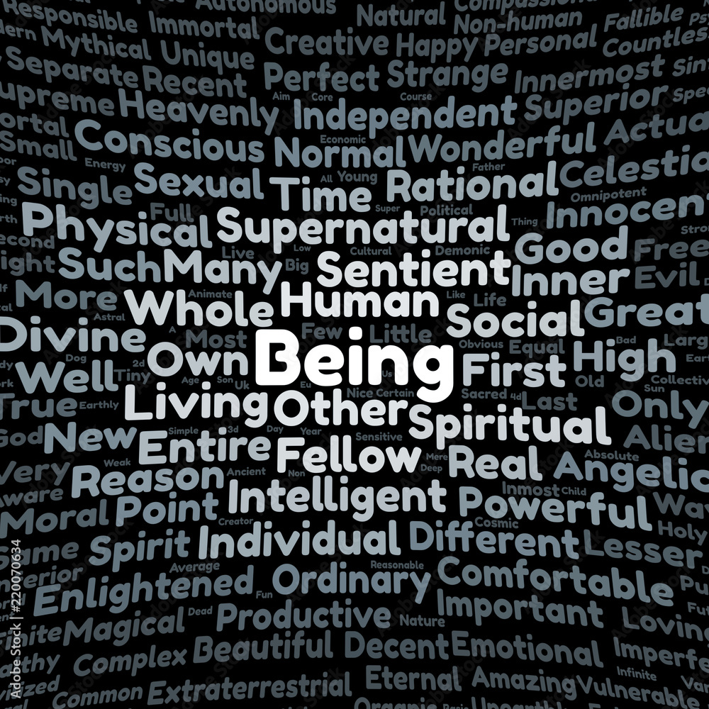 Being word cloud Being word cloud