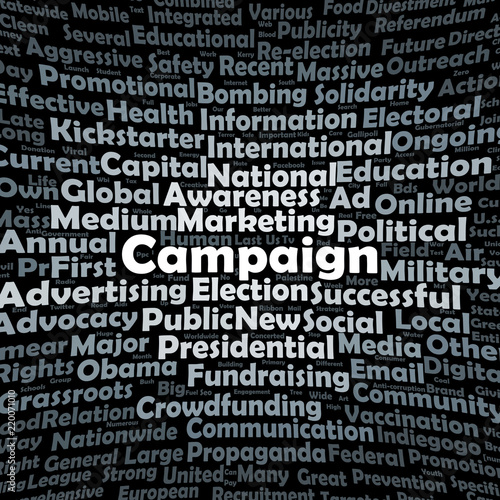 Campaign word cloud