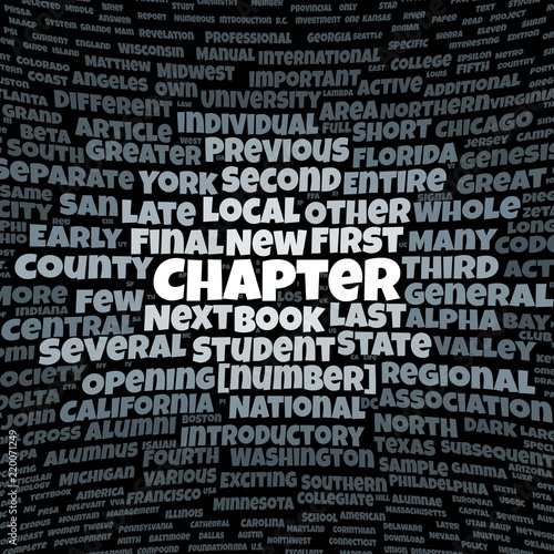 Chapter word cloud