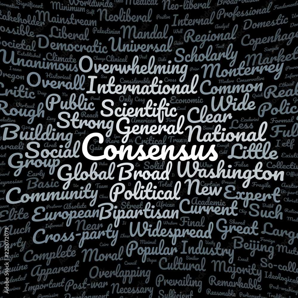 Consensus word cloud Consensus word cloud