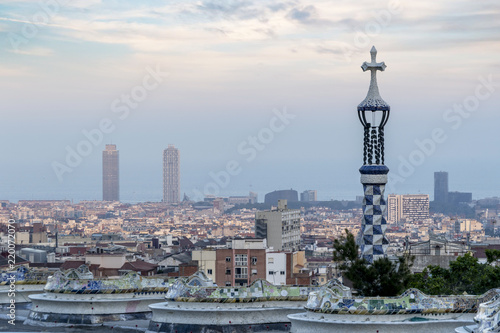 Park Guell in Barcelona Catalonia