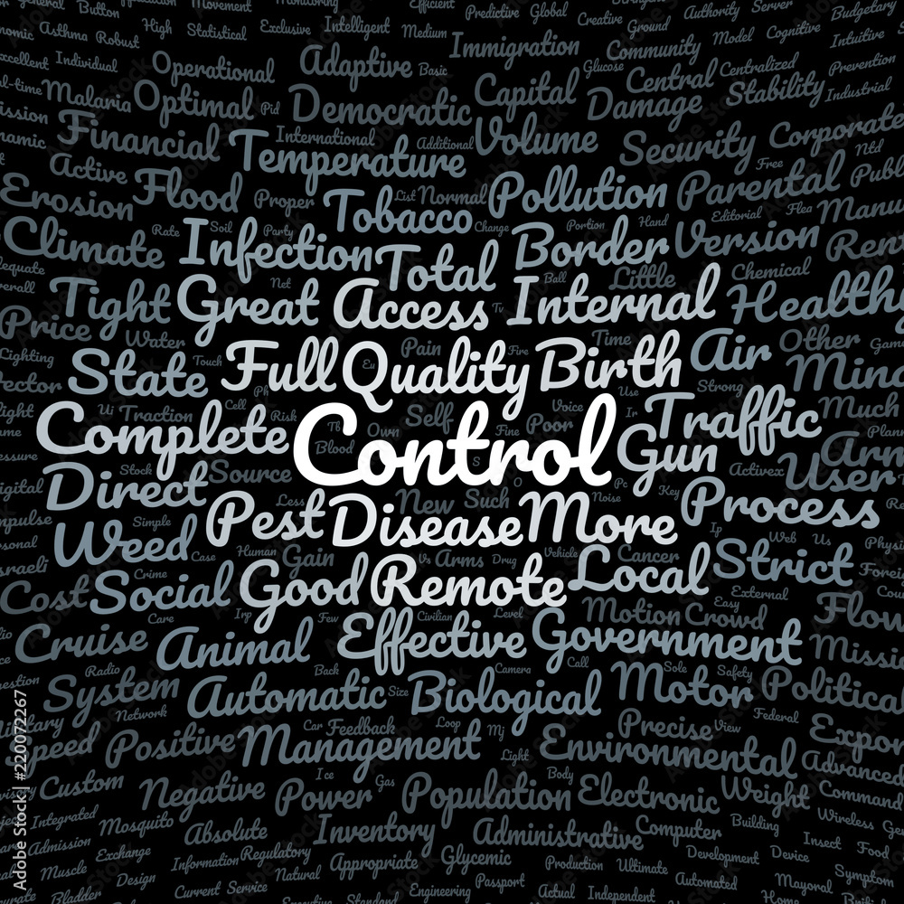 Control word cloud Control word cloud