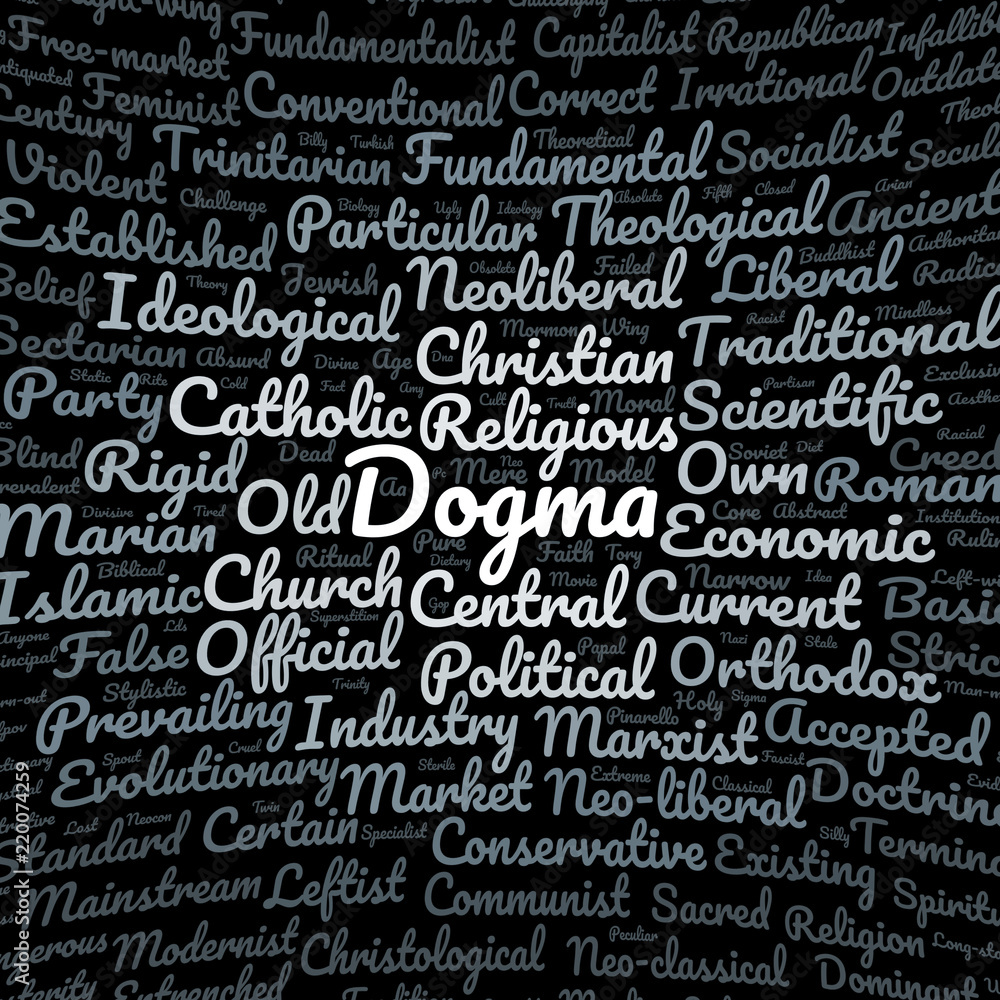 Dogma word cloud Dogma word cloud