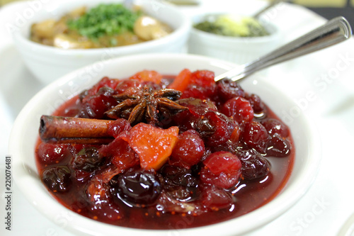 Fotografija cranberry chutney