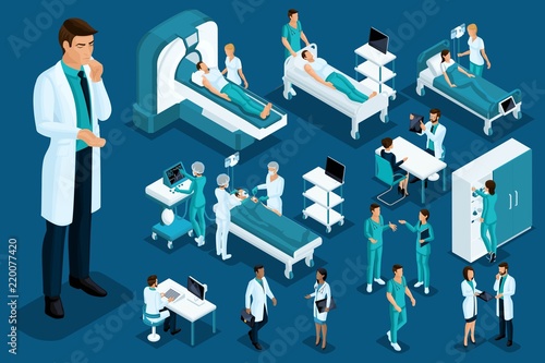 Isometry medicine, Doctor thought, a large surgeon, medical devices, diagnostics, treatment, a large set of Medical equipment