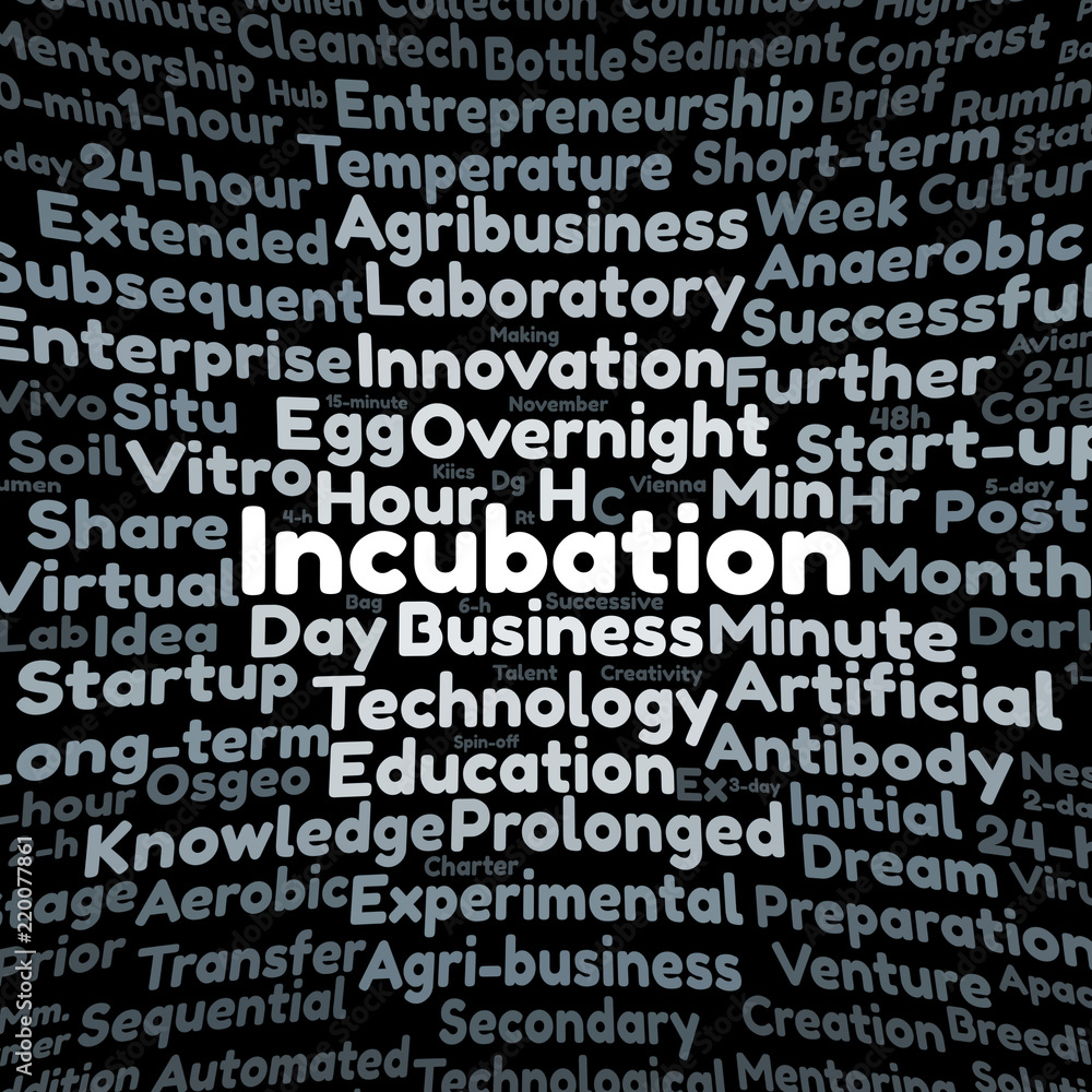 Incubation word cloud Incubation word cloud