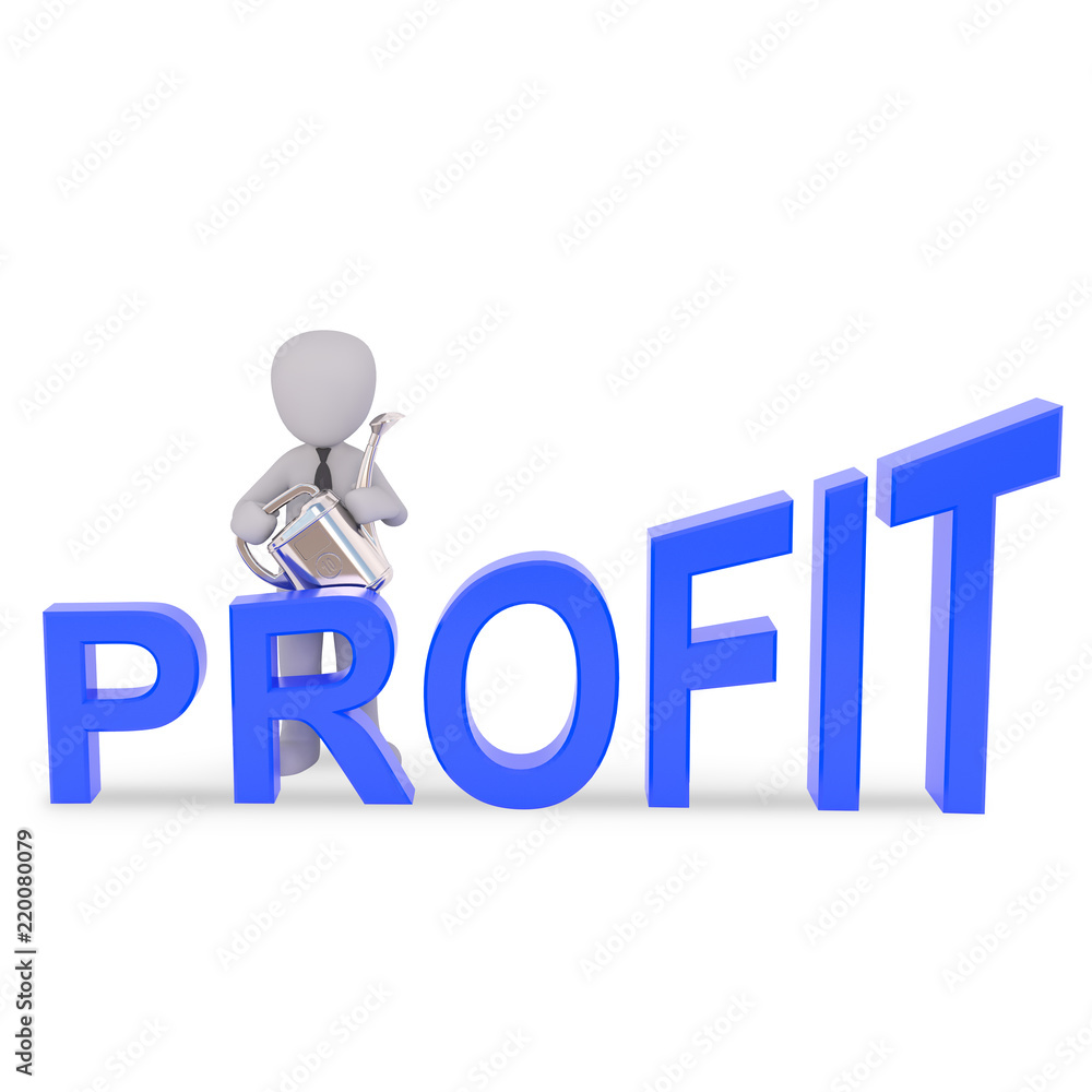 make PROFIT with PROFIT blue letters make PROFIT with PROFIT blue letters