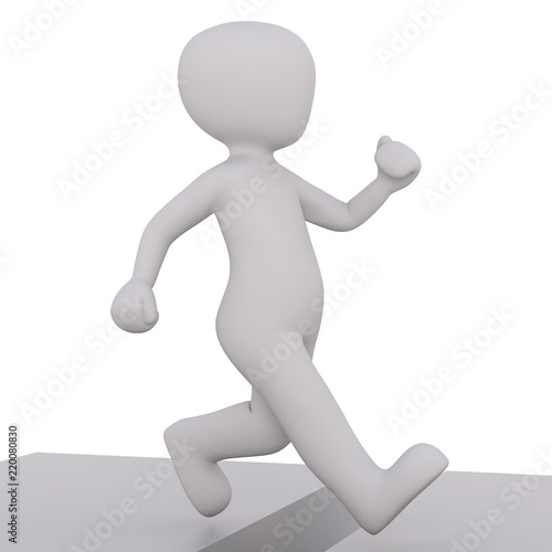 running behind of the market