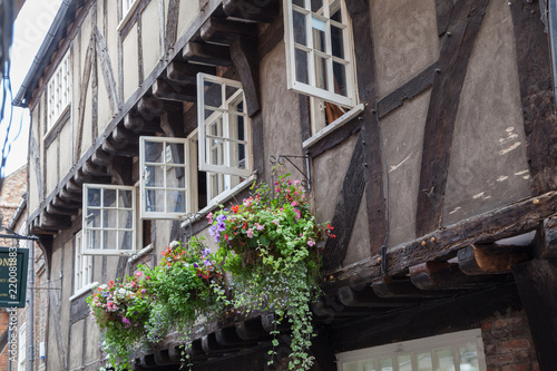 Fotografia Fachwerkhäuser in York, England