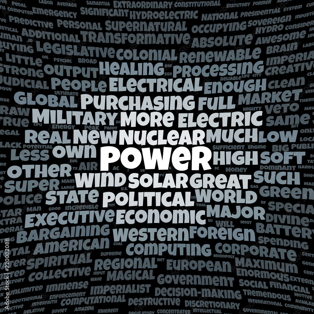 Power word cloud Power word cloud