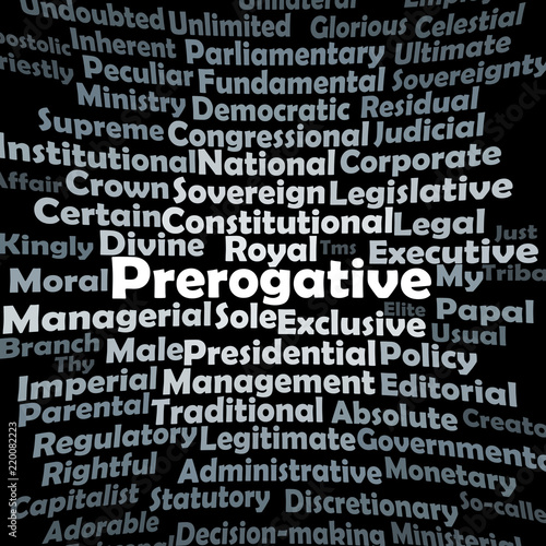 Prerogative word cloud