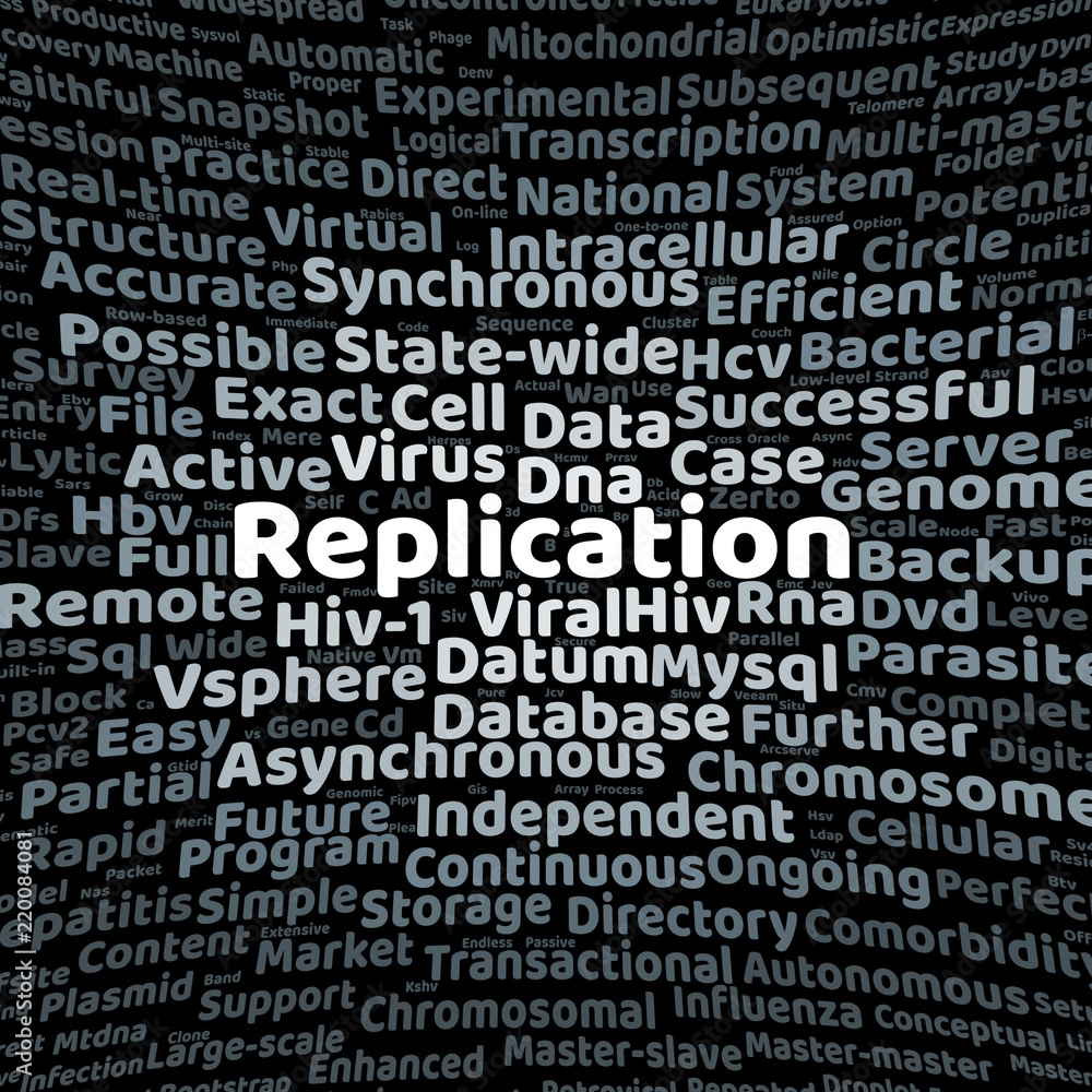 Replication word cloud Replication word cloud