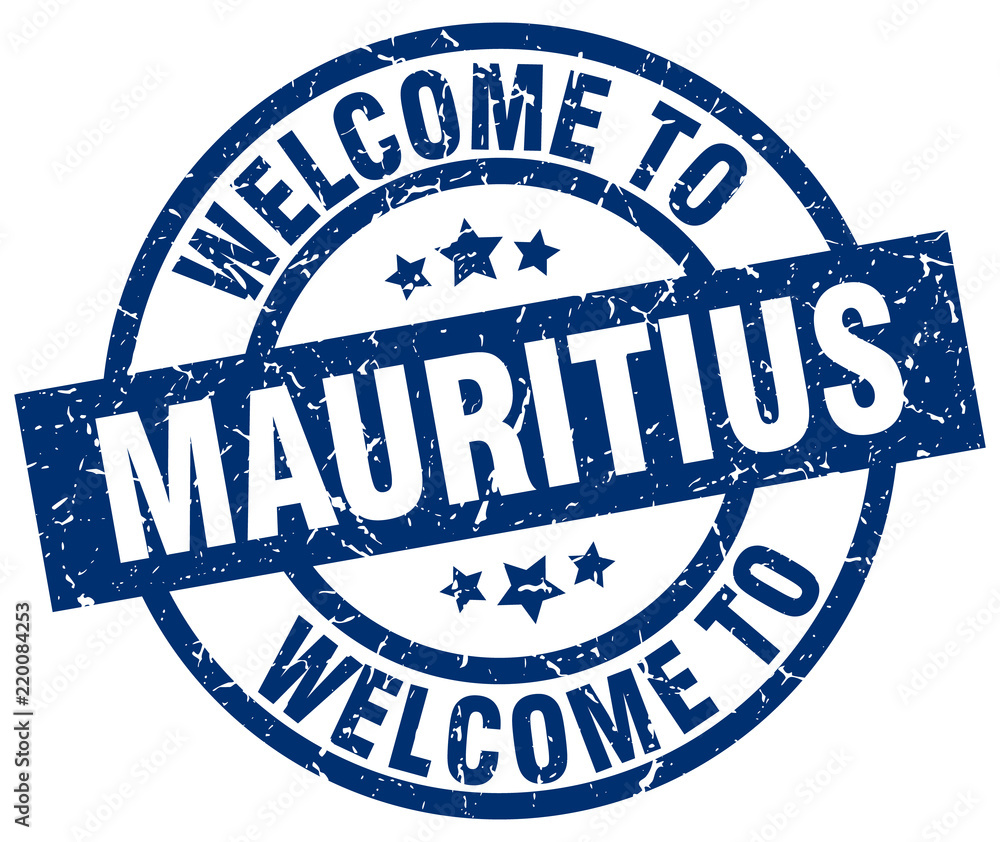 welcome to Mauritius blue stamp