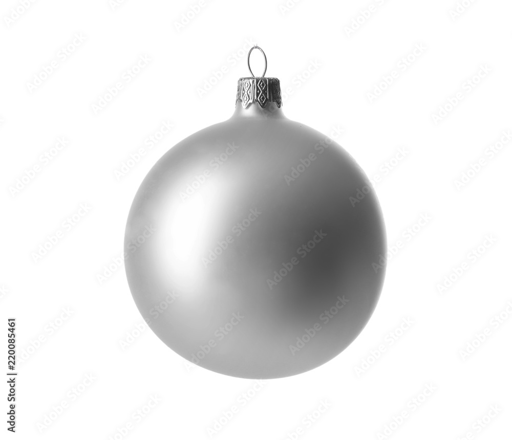 Beautiful Christmas ball on white background Beautiful Christmas ball on white background